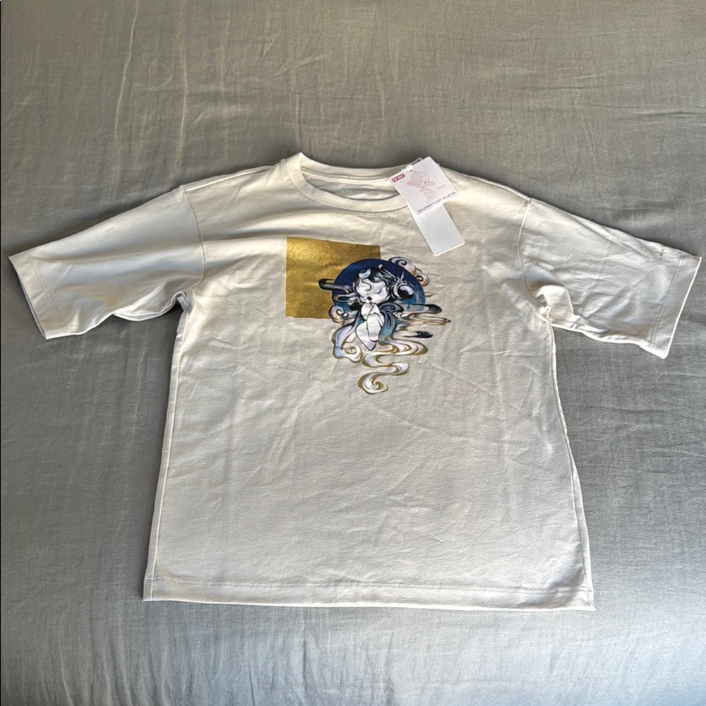 Kids Graphic Tee in Cream sold out on Uniqlo